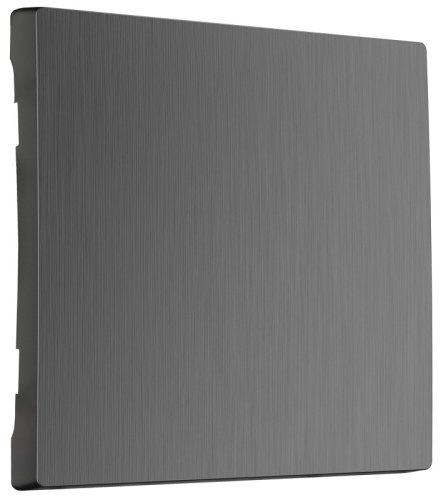 Лицевая панель Werkel для 1-кл. выключателя графит рифленый фото Лицевая панель Werkel для 1-кл. выключателя графит рифленый картинка